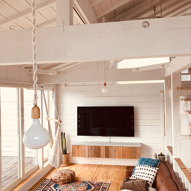 boho beach style,Boho Style,BOHO,キリムラグ,ペンダントライト,カリフォルニアスタイル,ビーチハウス,古材,Lounge calmhorizonの部屋