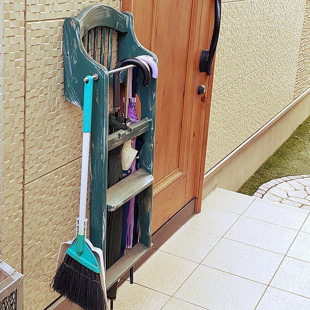 Entrance,DIY,ベビーチェアリメイク,かさ掛け aosoの部屋