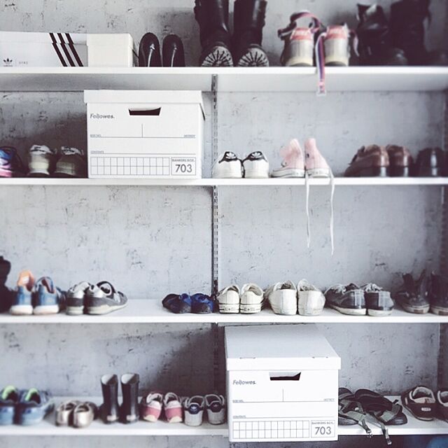 バンカーズボックス,My Shelf,玄関,靴棚,初投稿,リフォーム,リノベーション mmmmmtarの部屋