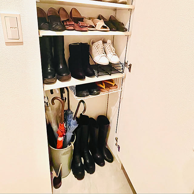 Entrance,傘,靴,傘立て,3こCOlNS,IKEA,収納アイディア,収納,靴箱収納,靴箱,インテリア,玄関,コーディネート,無印良品,雑貨 fukatani59の部屋