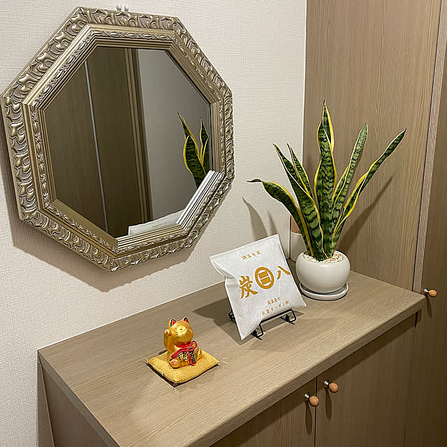 消臭,中古マンションリノベーション,玄関,風水,八角形ミラー,結露対策,Entrance tomoの部屋