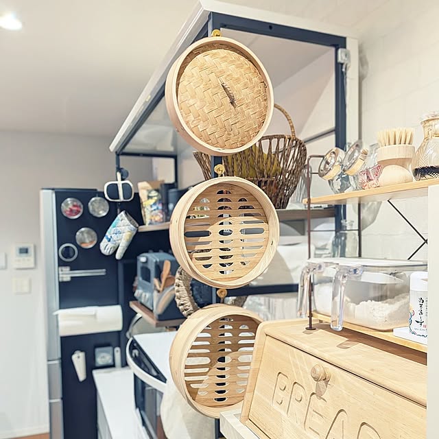 Kitchen,蒸籠,マグネットフック,掛ける収納 kumijiの部屋