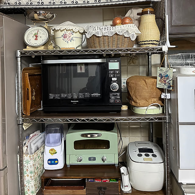 DIY初心者,DIY,DAISOパソコンテーブル,アラジントースター,藤ポット nannanの部屋
