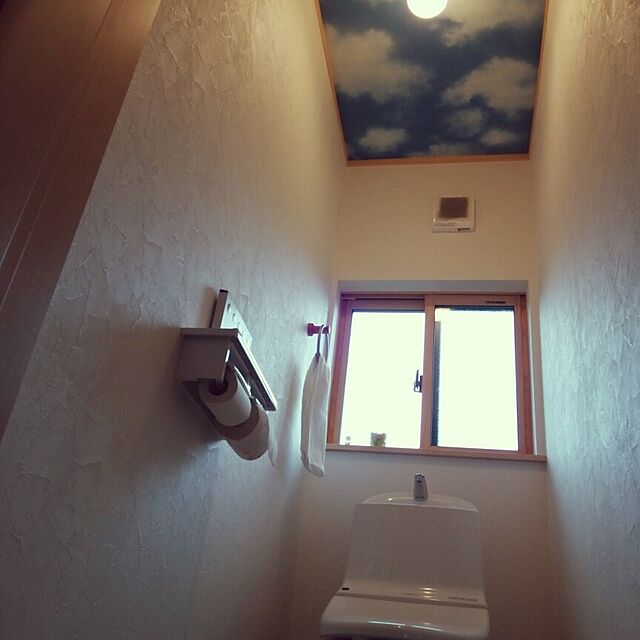 Bathroom,窓,北欧,青空天井,二階のトイレ Mikikoの部屋