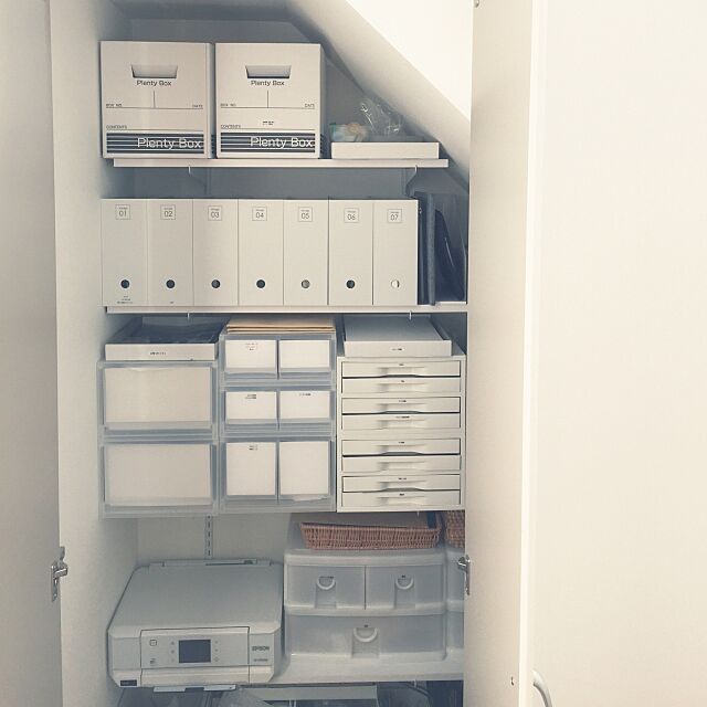 My Shelf,階段下収納,収納,無印良品,セリア whitecubeの部屋