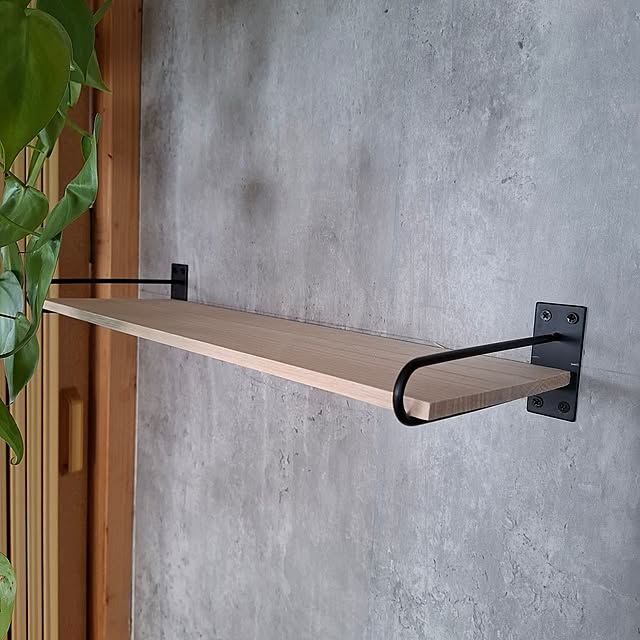 On Walls,10分でできる,ハンドメイド,seria,アイアンラック,木が好き,自然素材が好き,観葉植物のある暮らし,フォトフレーム,U型ブラケット,アイアンとウッド,ドライフラワー,かごが好き,イベント参加 midoriの部屋