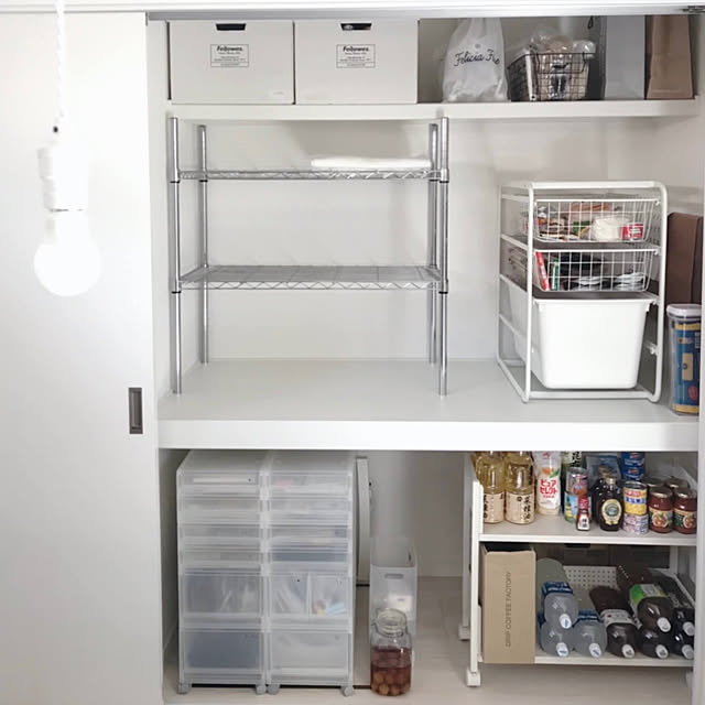 イケア,食材収納,食材ストック,My Shelf itoの部屋