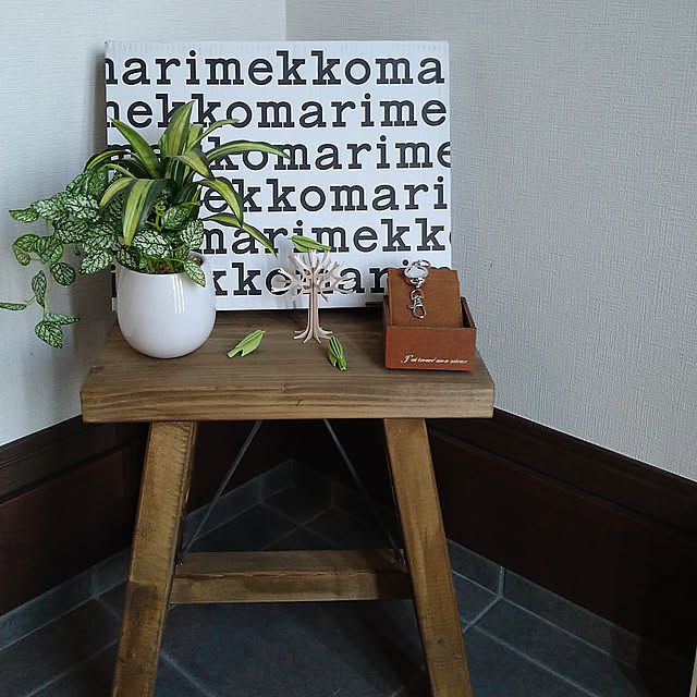 Entrance,北欧,ニトリ,100均,カフェ風,salut!,フェイクグリーン,カインズDIY natsuの部屋