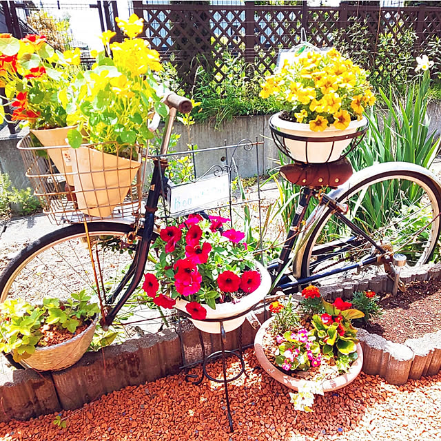 Entrance,リサイクル,自転車再利用,自転車オブジェ,乗らなくなった古い自転車 posauruの部屋