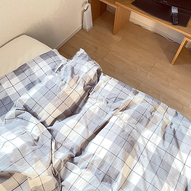 Bedroom,無印良品布団カバー,無印良品,シンプル,Muji,シンプルライフ,シンプルに暮らす,シンプルな暮らし,無印良品と暮らす room...ronの部屋