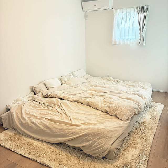 Bedroom,ナチュラル,カフェ風,北欧ナチュラル,こどものいる暮らし,北欧,北欧ナチュラルインテリア ririの部屋