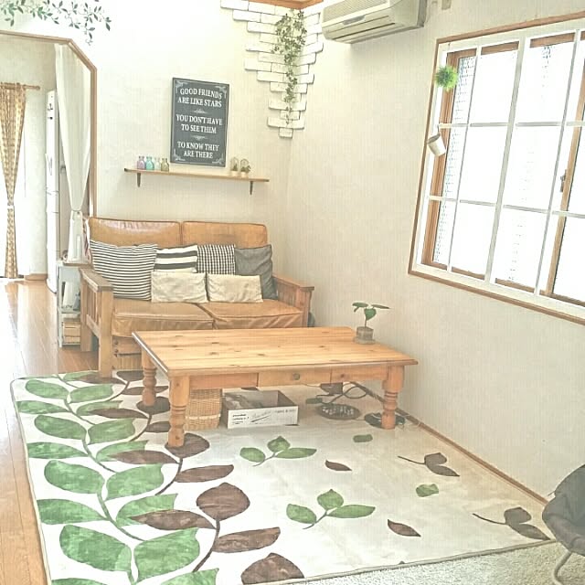 Lounge,雑貨,観葉植物,ニトリ,ラグ rararaの部屋