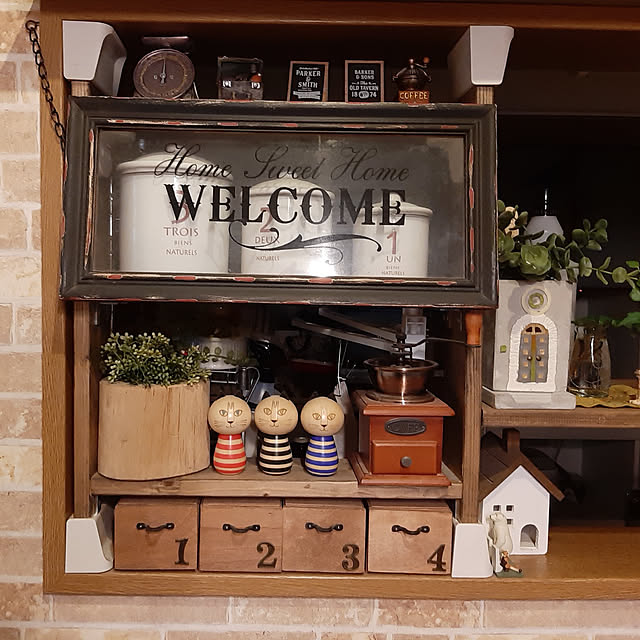 My Shelf,DIY,北欧,100均,雑貨,salut!,ニトリ,セリア,ラブリコ ディアウォール DIY,ナチュラル,フェイクグリーン hacchiの部屋