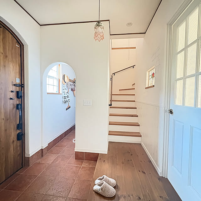 Entrance,シューズラック,シューズラックDIY,玄関納戸,シューズクローク,玄関収納,玄関,ナチュラル,シューズボックス,下駄箱,玄関ドア,フレンチカントリー,冬,玄関インテリア,三協アルミ,三協アルミ玄関ドア,三協アルミファノーバ mami3の部屋