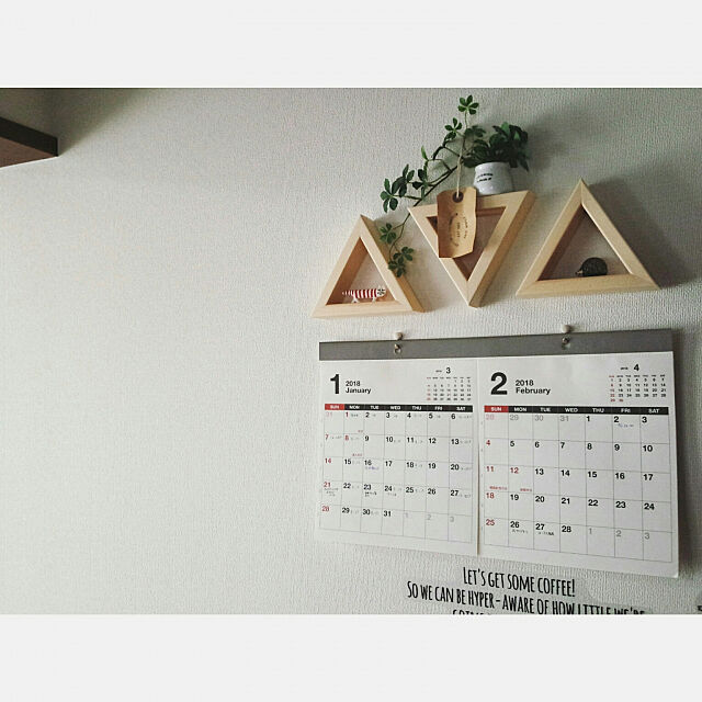 Lounge,カレンダー,ダイソー,おきにいり♡,DIY,ハンドメイド,壁面飾り tomochiの部屋