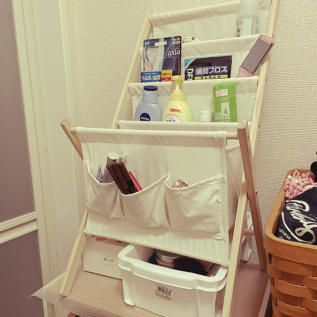 化粧品収納方法,ダイソー,Bathroom yokkoの部屋