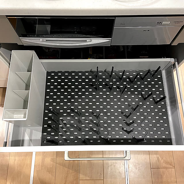 Kitchen,キッチンインテリア,ファイルボックス収納,無印良品,ウップダテラ,キッチン収納,IKEA,三井ホーム kobami_styleの部屋