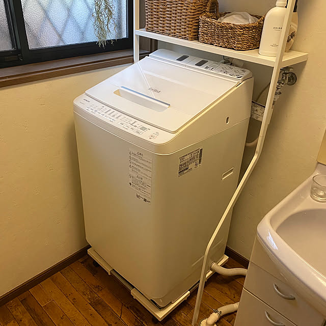 ラバード,洗面所,いつもありがとう,洗濯機置き台,おうちを好きになる,すっきりと暮らす,宮武製作所,いつもボチボチ,RoomClipショッピング,冬のお買い物応援フェス第3弾,半額ポイントバック,Bathroom hashimaの部屋