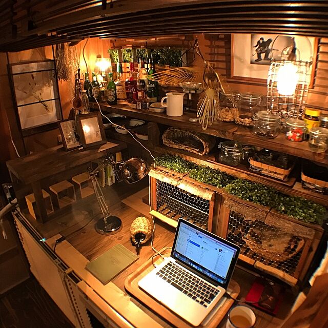 My Desk,和室,和室を改造,DIY,押入れ,押入れ改造,押入れリメイク,押入れDIY,押入れ喫茶,6畳カッフェ,ハンドメイド,雑貨 ungo222の部屋