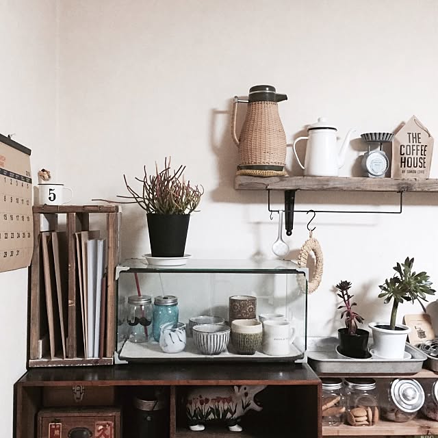 My Shelf,DIY,古道具,IG→shoko_and chocoの部屋