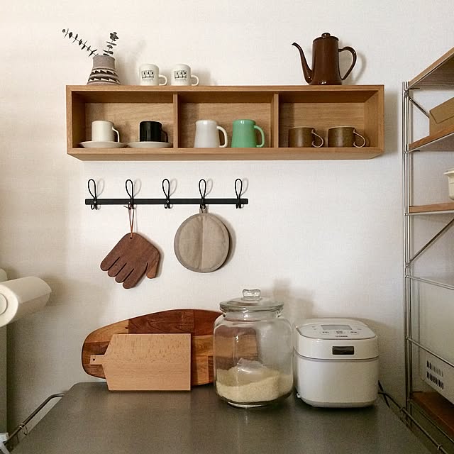 Kitchen,無印良品,マンション,二人暮らし,ダルトン,壁に付けられる家具,IKEA,ファイヤーキング someday-5の部屋