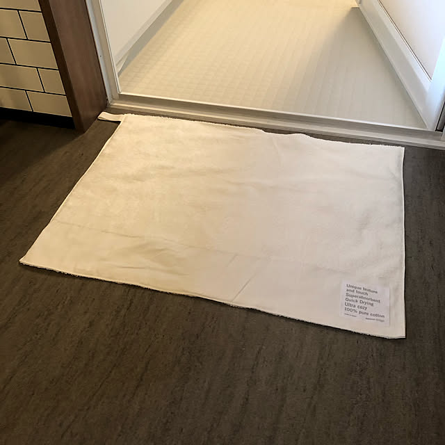 Bathroom,カフェ風,バスマット,クロス,マイホーム,泉州タオル,買って良かった,オススメアイテム 123homeの部屋