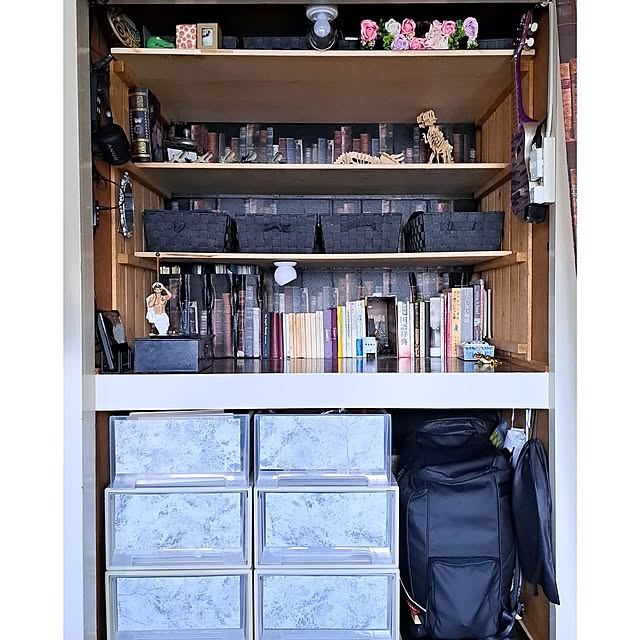 My Shelf,セカンドライフ,シンプルな暮らし,断捨離,収納,団地暮らし,団地インテリア,押し入れ,押し入れ収納,物を少なく waniwaniの部屋