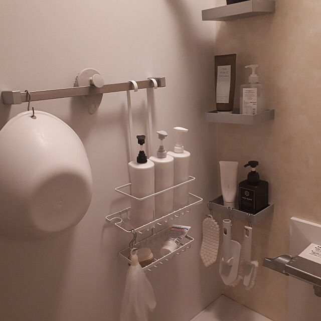 Bathroom,浴室収納,スマートホルダー,よごれにくくさびにくいラック,TOTOサザナ,ズボラの味方,2019.10.17 matthewの部屋