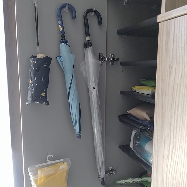 Entrance,ビフォーアフター,収納アイデア,傘収納,傘掛け,かさ掛け,ダイソー,Daiso,100均 kagomeの部屋