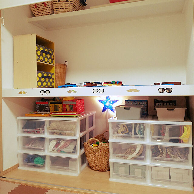 My Shelf,ニトリ,ニトリ押し入れ収納ケース,クローゼット,子供服収納,子供部屋 A.hの部屋