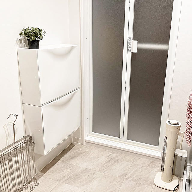 3LDK,中古マンション,ふたり暮らし,トローネス,TRONES,無印良品,IKEA,脱衣所,二人暮らし,Bathroom sunの部屋