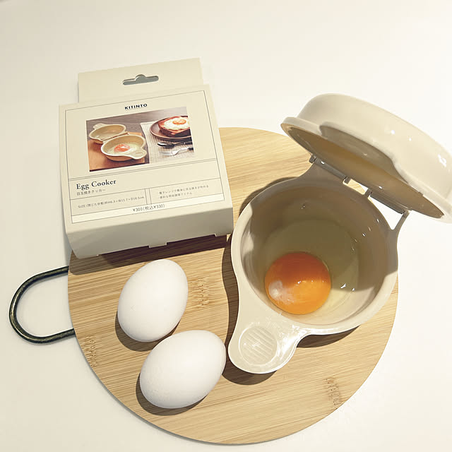 Kitchen,イングリッシュマフィン,食洗機は使えません,時短アイテム,時短,目玉焼きクッカー,3COINS,KITINTO yunyumの部屋