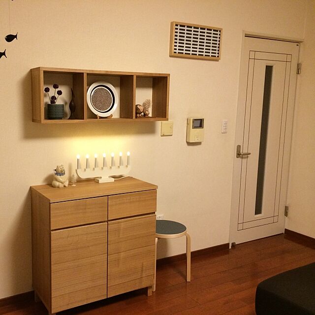 My Shelf,北欧食器,無印良品,IKEA,ラガハウス,アルテック スツール60,リサラーソンライオン ritaの部屋
