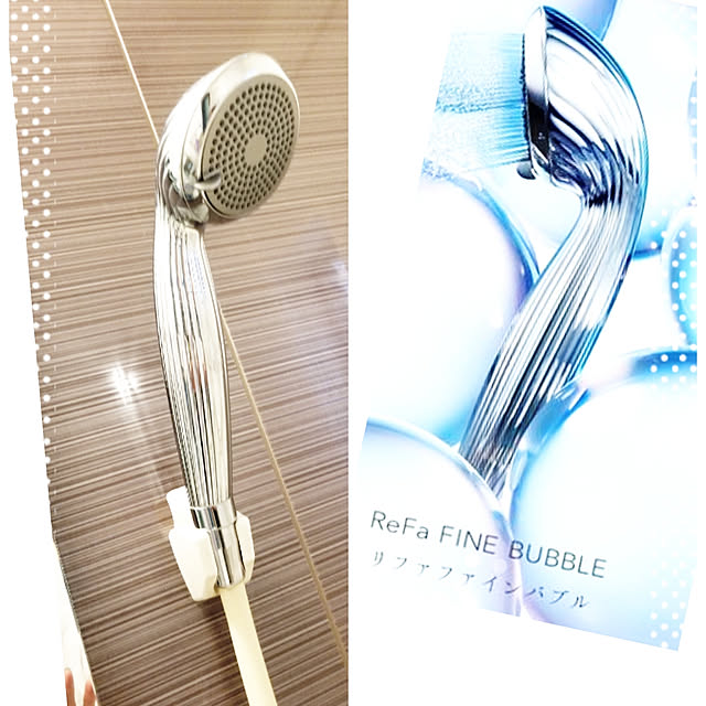 Bathroom,フォロワーの皆様に感謝です♫,癒しは大切(*´∇｀*),いいね！ありがとうございます◡̈♥︎,笑顔を忘れずに(^^),ほっと一息,のんびりまったり♪,リファファインバブル,シャワーヘッド取り替えたよ☺️ mimi828の部屋