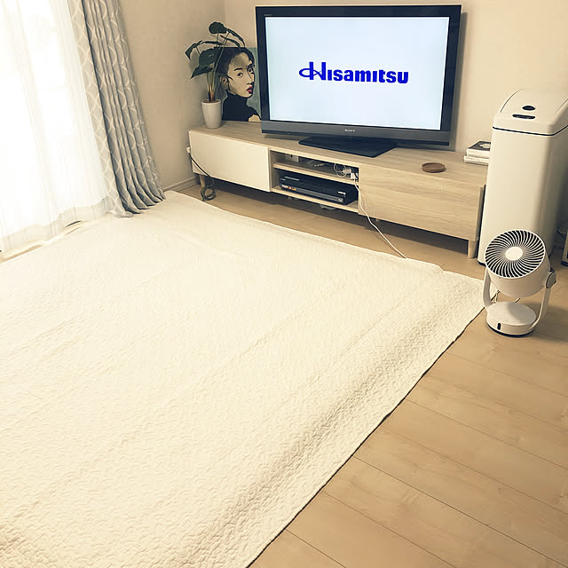 イブルキルティングマット,Leo3Dサーキュレーター,扇風機・サーキュレーター,RoomClipショッピング,Lounge yuyuの部屋