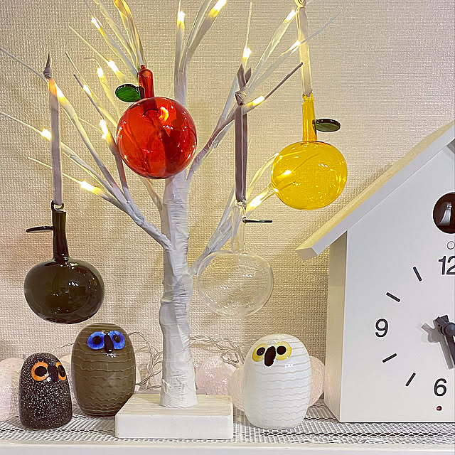 3COINS,好きなものに囲まれた暮らし,北欧,北欧雑貨,北欧インテリア,無印良品,イッタラ,Iittala,My Shelf,ガラスアップル mugi1123の部屋