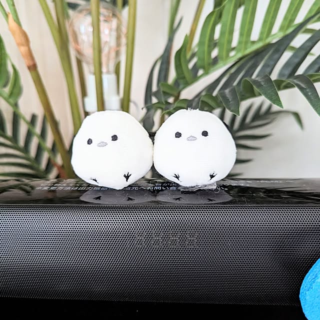 Lounge,可愛い,セリア,キーホルダー,建売住宅,4LDK,シニア世代,好きな物に囲まれて暮らしたい♡,お家時間を楽しむ♪,自己満足のインテリア,白色が好き,ブルー系色大好き,海辺のリゾートに憧れる,海の見える家に憧れる,断捨離中,シマエナガ nonnonの部屋
