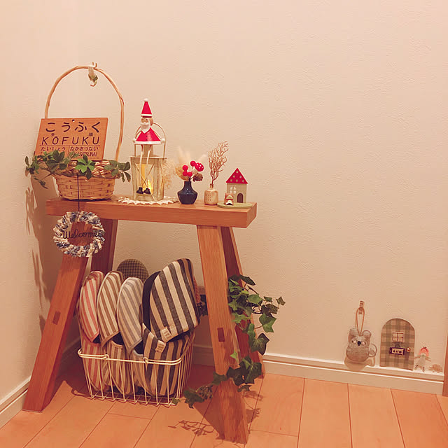 無印良品ベンチ,ネズ田さん♡(≖͈́ㅂ≖͈̀ )笑,クリスマス,minneやってます♩*,いつもありがとうございます♡,癒し,ごちゃ混ぜｲﾝﾃﾘｱの会,セリア,何気ない日常に感謝❁⃘*.ﾟ,素敵な出会いに感謝◡̈*♡.°⑅,穏やかな日常に感謝❁.*･ﾟ,いいね♪ありがとうございます♡*.,No 笑 No Life◡̈♡,コメントお気遣いなくです⑅◡̈*,Entrance,投稿したらサンタさんが通った～✨,salut!,ランタン,ナチュラルキッチン mangoの部屋