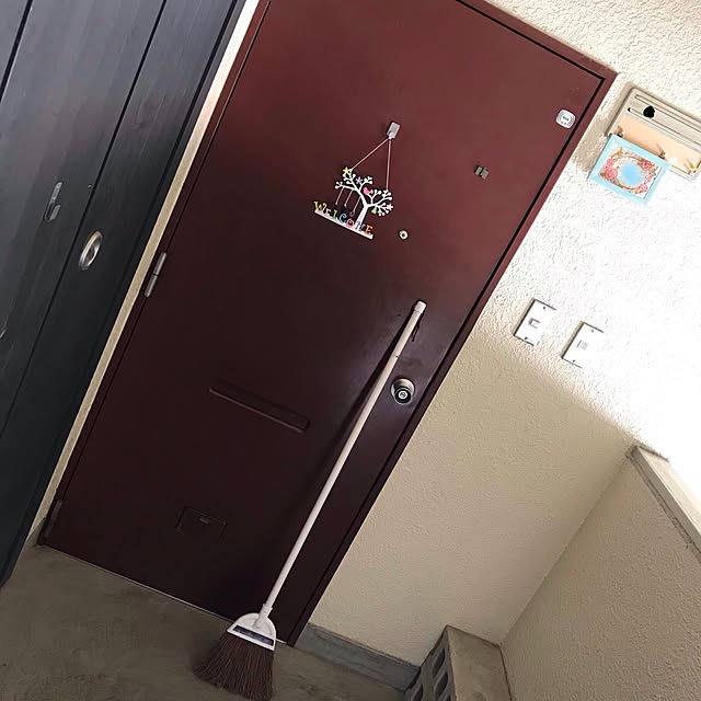 ニトリ 柄が長いほうき,ほうき,ニトリ,団地,社宅,Entrance,うちのこれニトリです miihoの部屋