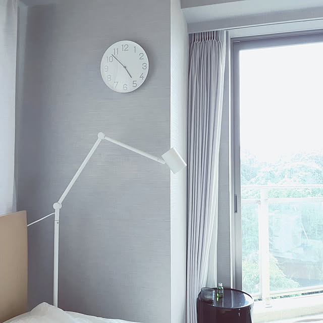 On Walls,IKEA,北欧,249円の時計,モノトーン,白黒,マンション暮らし pandaの部屋