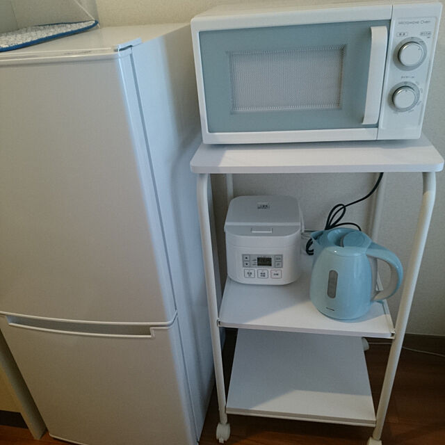 Kitchen,ニトリ,6畳,1K,ホワイト,白,一人暮らし,ホワイトインテリア n-nの部屋