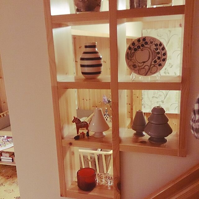 My Shelf,北欧,ニッチ,かざり棚,パイン材,カントリー調 kurumiの部屋