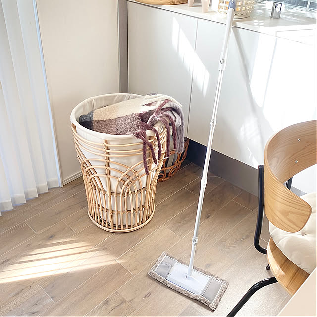 Lounge,水拭きモップ,水拭き掃除,無地良品,大掃除,ホワイトインテリア,ナチュラルインテリア,シンプルインテリア shilohyの部屋