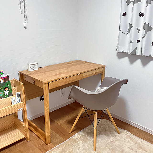 My Desk,小学生のいる暮らし,カーテン,学習デスク,学習スペース,学習机,建売り一戸建て,建売り住宅 hoyaの部屋