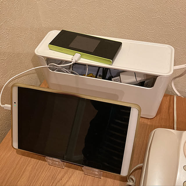 充電,ニトリ,Overview,整理バスケットNブラン YukikunMonsterの部屋