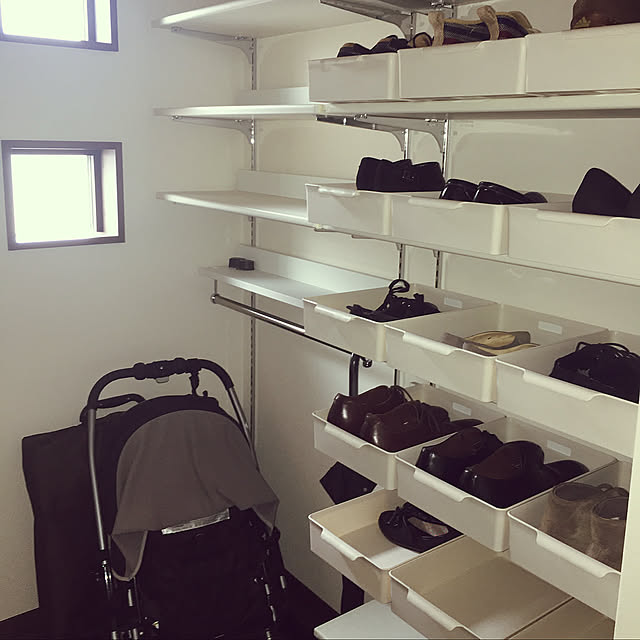 FIX窓,収納,セリア,Entrance yuamiの部屋