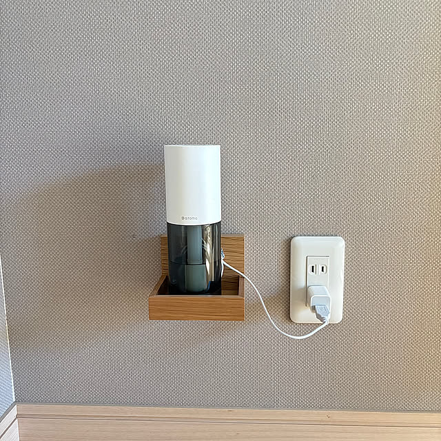 Bedroom,アットアロマディフューザー,無印良品 壁に付けられる家具 natsumiの部屋