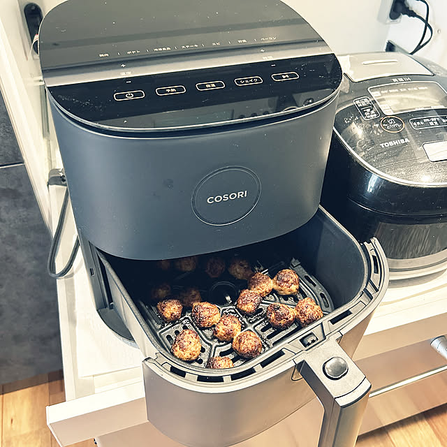 Kitchen,優秀アイテム,キッチン家電,優秀家電,和風ミートボール,楽天で買ったもの,買ってよかったもの,時短料理,時は金なり,時短アイテム,家事時短,ノンフライヤー,COSORI,高コスパアイテム,深型食洗機,パナソニック食洗機,食洗機対応 yunyumの部屋
