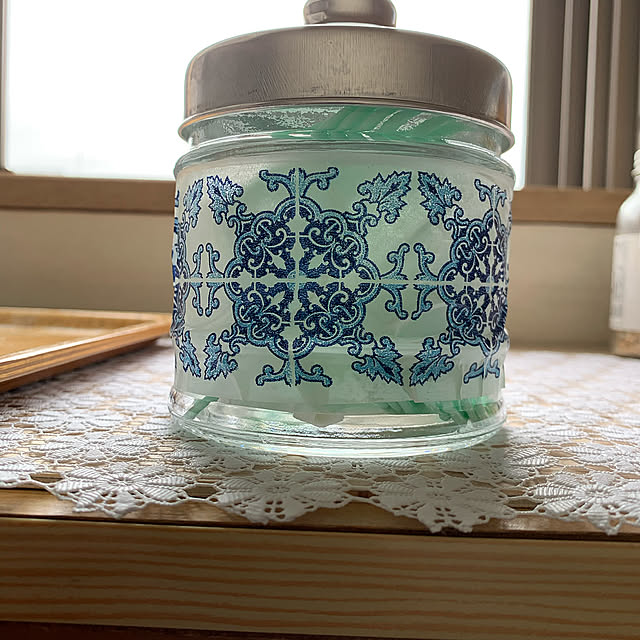 フロス入れ,10分でできる,1k 6畳,6畳1K,雑貨,ナチュラル,一人暮らし,狭い部屋,北欧,1K,ナチュラルインテリア,目隠し,マスキングテープ,ダイソー,糸ようじ,100均,セリア,Bathroom AOIの部屋