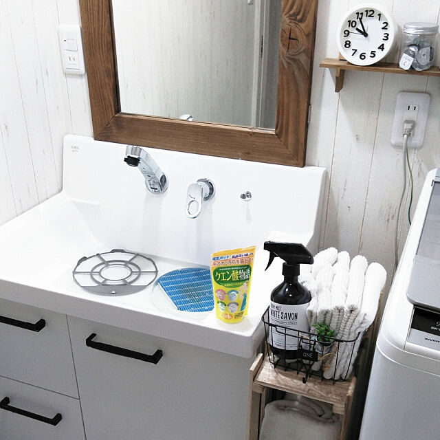 Bathroom,大掃除,空気清浄機,リクシルの洗面台,クエン酸 yuu0489の部屋